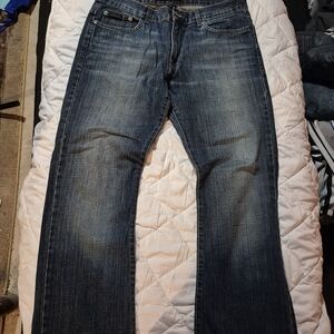 Calvin Klein Men's Bootcut Jeans in Faded Blue